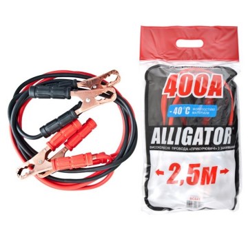 Провода для прикуривания CarLife Alligator 400A 2.5м (BC641)